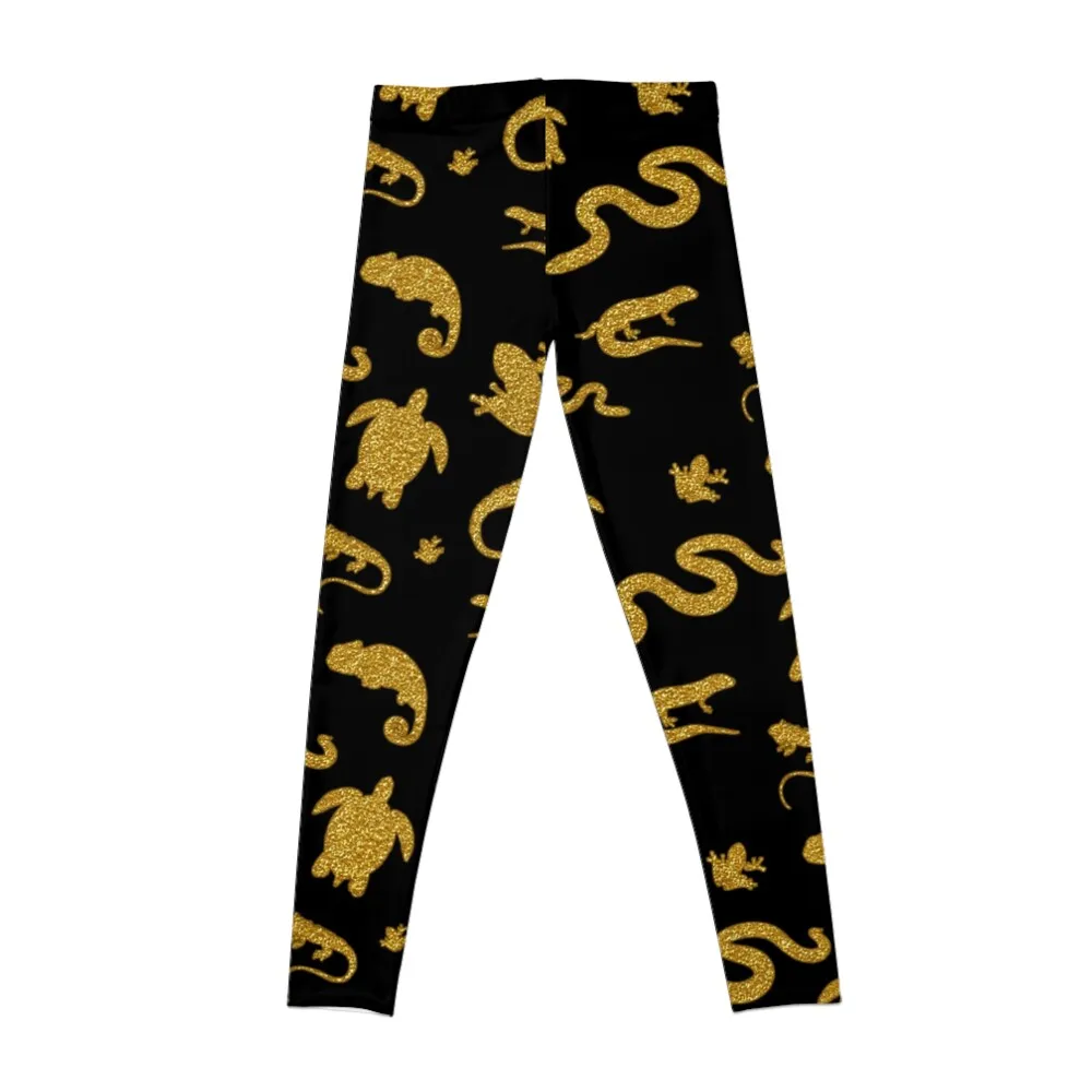 Herp Awareness Gold Leggings leggins push up woman Sweatpants Sportswear woman gym Women's tights Womens Leggings