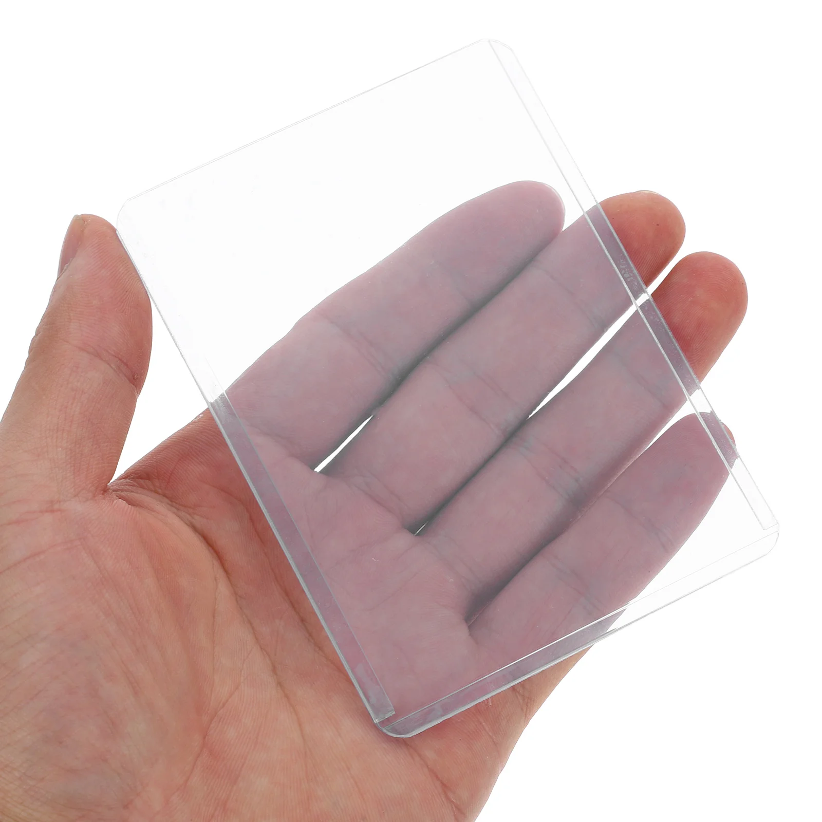 

25Pcs Clear Card Protectors Rigid Plastic Hard Cases For Trading Cards Baseball Sports Collectors