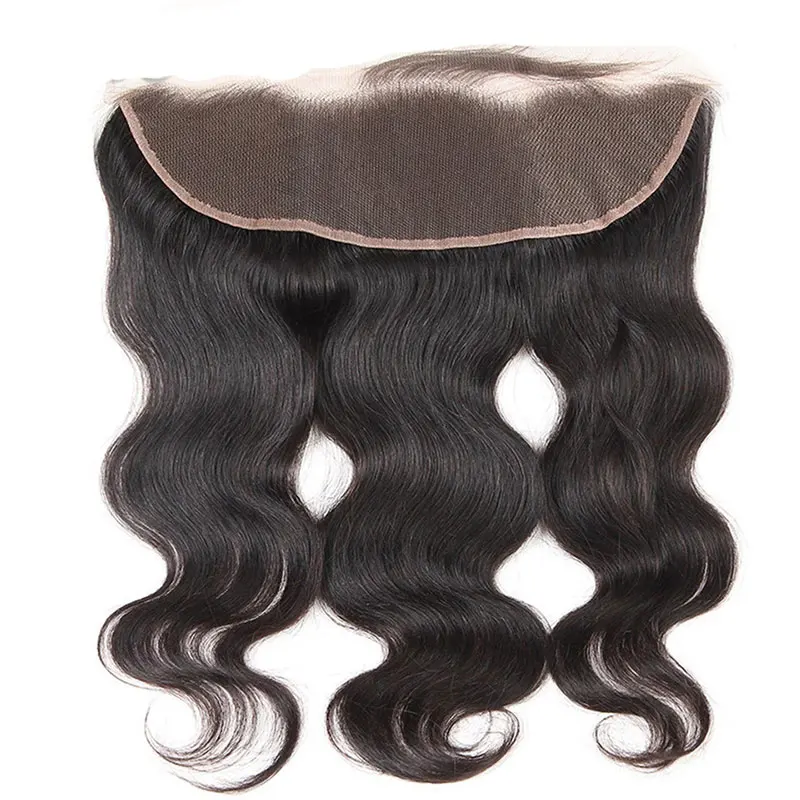 Body Wave Lace Frontal Human Hair 13x4 Transparent Lace Frontal Closure 100% Brazilian Virgin Human Hair Body Wave Hair