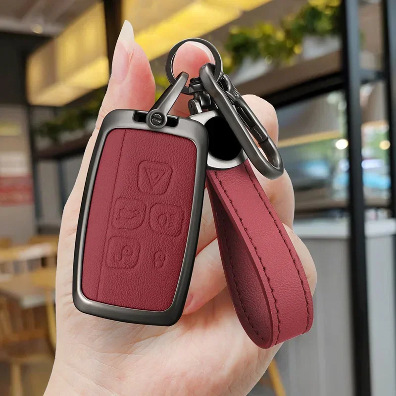 

Zinc Alloy For Land Rover Range Rover Sport Evoque Freelander For Jaguar XF XJ XE XJL XF Car Key Shell Bag Case Cover Bag Holder