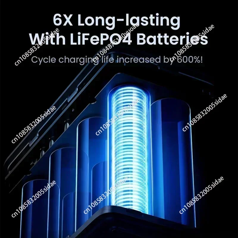 300W 48000mAh Portable Fast Charging Charger Power Bank 6 in 1 Portable Led Display Power Station for iPhone