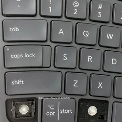 Replacement Keyboard Laptop KEY & Clips For Logitech ERGO K860 tab caps lock shift ctrl fn cmd Space opt Left Keycap And Hinge