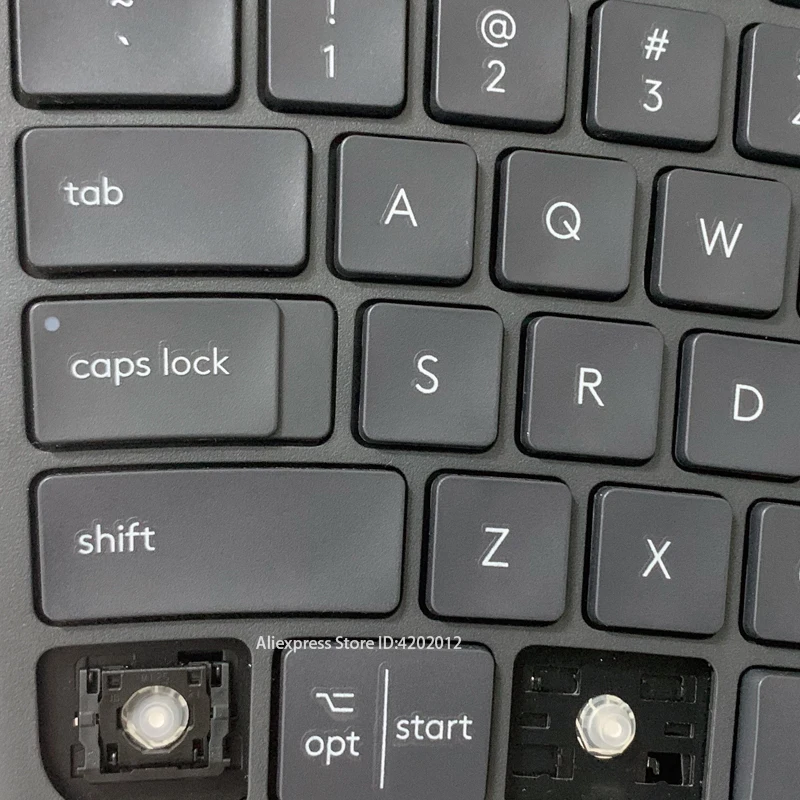 Replacement Keyboard Laptop KEY & Clips For Logitech ERGO K860 tab caps lock shift ctrl fn cmd  Space opt Left Keycap And Hinge