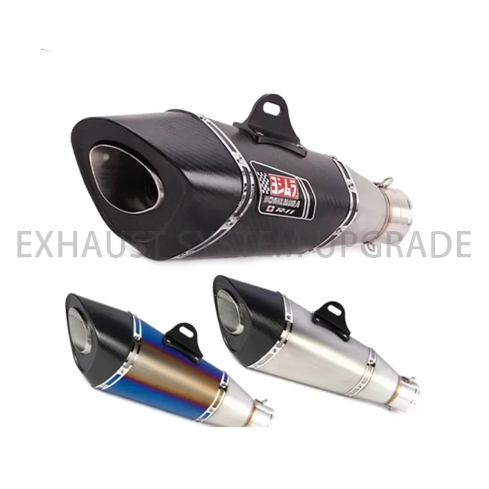 Universal 51mm 60mm Motorcycle Exhaust with Db Killer Yoshimura R11 Muffler Z900 GSXR1000 SV650 R6 R3 ZX6R ZX10 K7 MT07 MT09