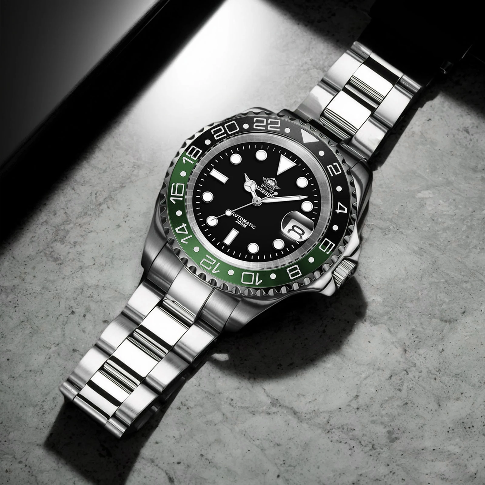 

ADDIESDIVE Men's Watch BGW9 Super Luminous Diving Watches Sapphire Glass Calendar 200M Waterproof Mechanical Watch Reloj hombre