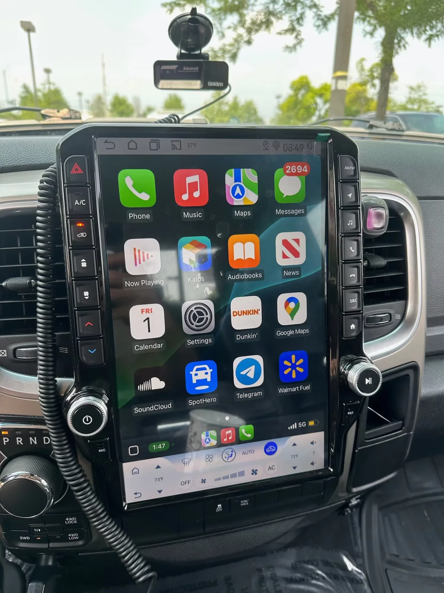 

14.5" Android 14 Car radio multimedia player For Dodge RAM 1500 2500 3500 2013-2018 GPS Navigation Touch Screen Wireless Carplay