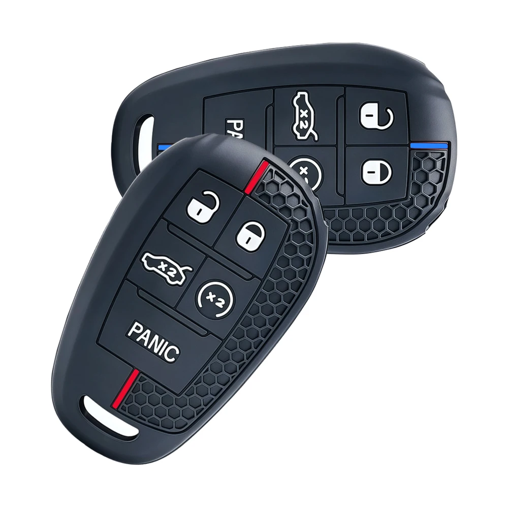Silicone Smart Car Key Shell Case 5 Buttons With Blade for Alfa Romeo Giulia 2015 +Stelvio 2016+ Etcetera Remote Car Key Shell