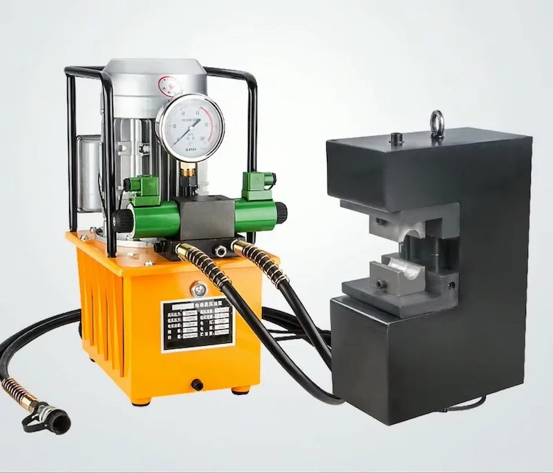 1.5kw 380 فولت آلة العقص الهيدروليكية أسلاك الفولاذ حبل الضغط 18 مللي متر حبل النايلون الألومنيوم كم المطاط آلات صنع المنتجات