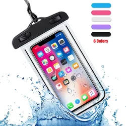 Universal Waterproof Phone Case IP68 PVC  Bag Mobile Cover For iPhone 12 14 Pro Max 8 Huawei Xiaomi Redmi Samsung Full Protect