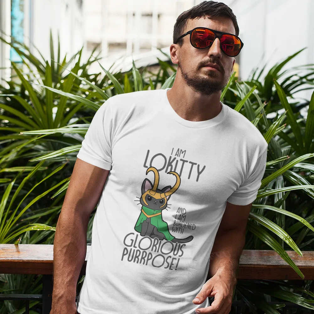 LOKITTY Mitologia Nórdica Loki Camisas Dos Homens T Do Grunge Do Vintage Grande Retro Tshirts New Arrivals Homens Harajuku Camiseta Roupas