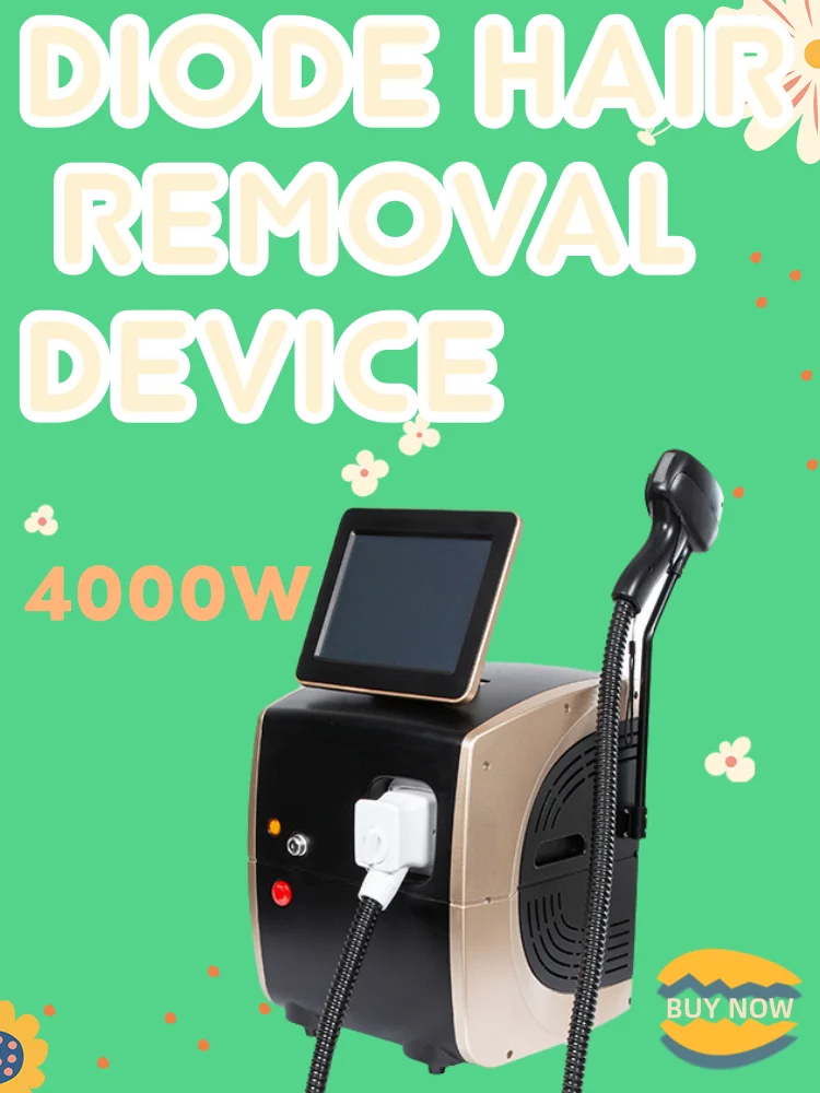 

Professional Diode Laser Hair Removal Instrument 4 Wavelength /755nm+808nm+940nm+1064nm CE Permanent Painless