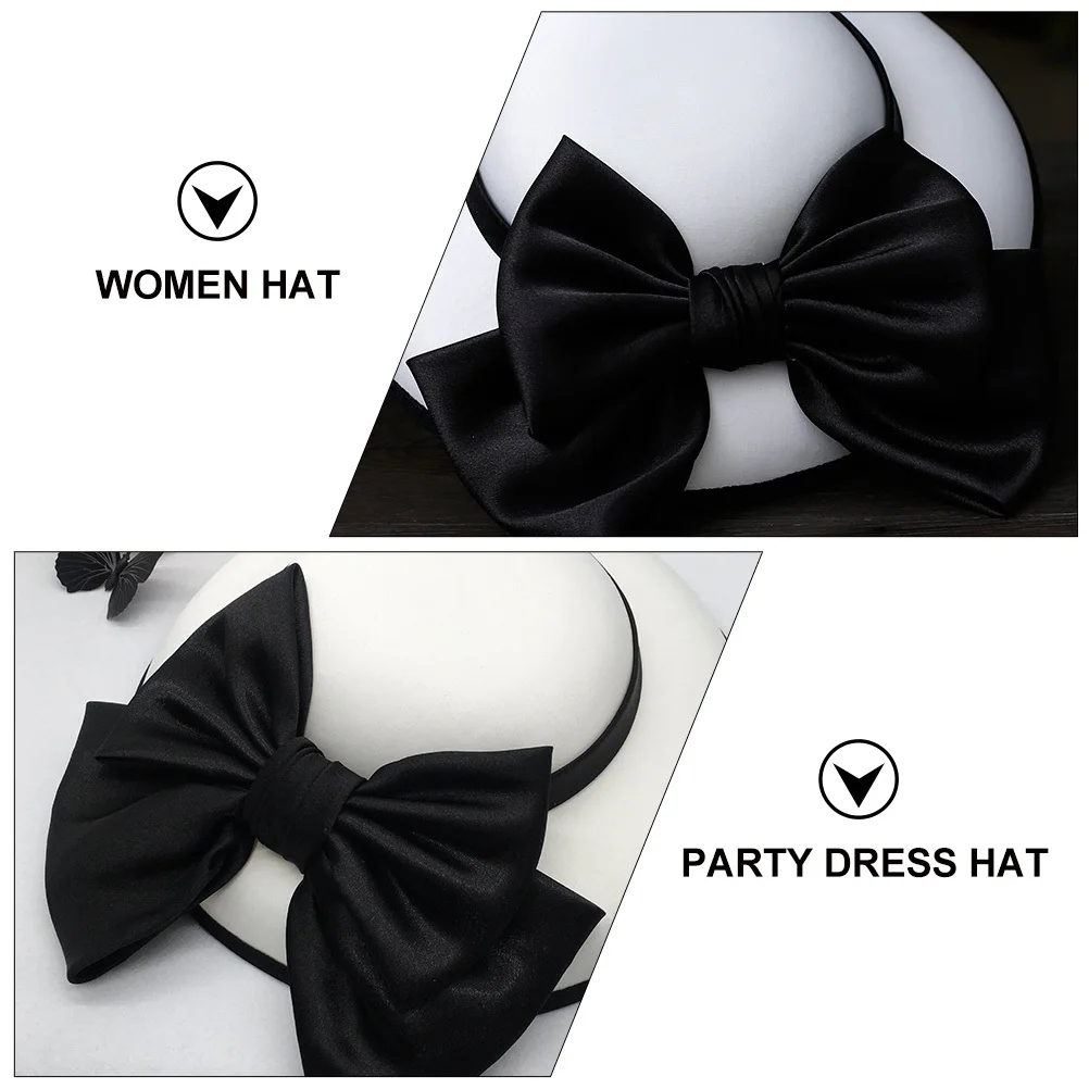 

1Pcs White French Style Retro Hat Elegant Party Dress Cap Banquet Dinner Women Fashion Hat Dinner Party Cap