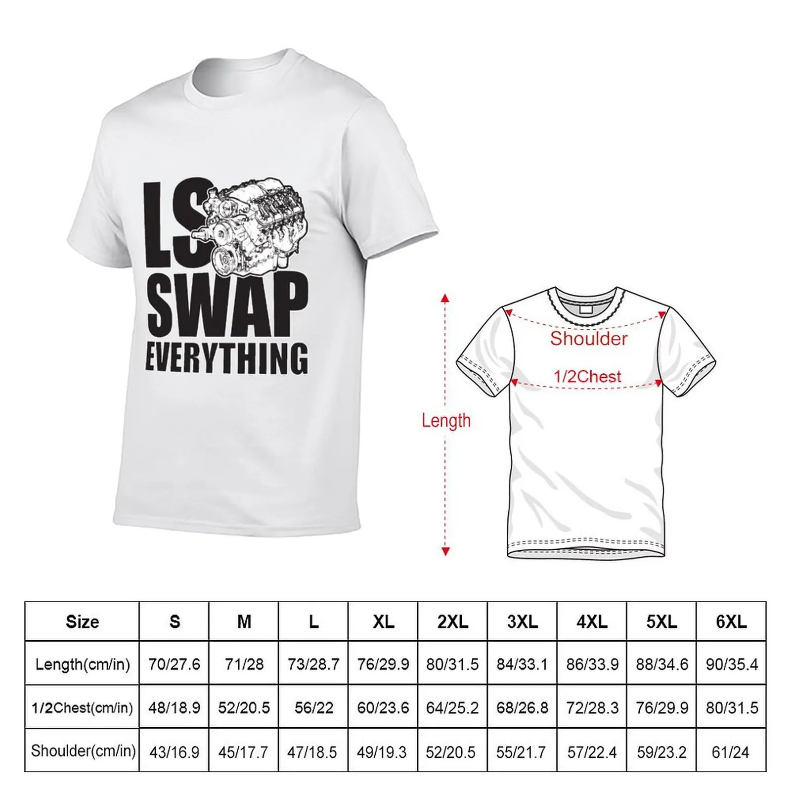 LS Swap Everthing T-Shirt Short sleeve tee boys whites tshirts for men