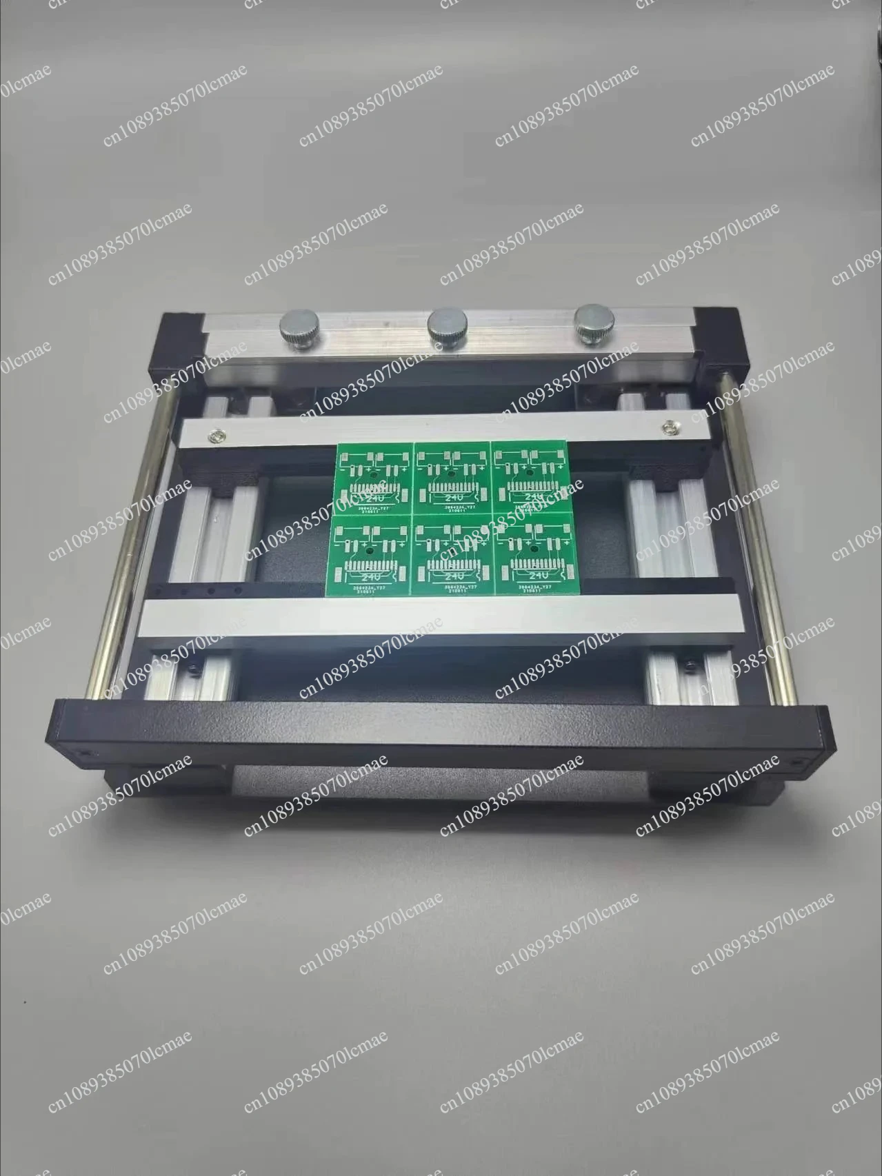 10X10cm20X20cm PCB steel mesh solder paste printing table SMT solder paste printing manual small and micro mesh printing machine