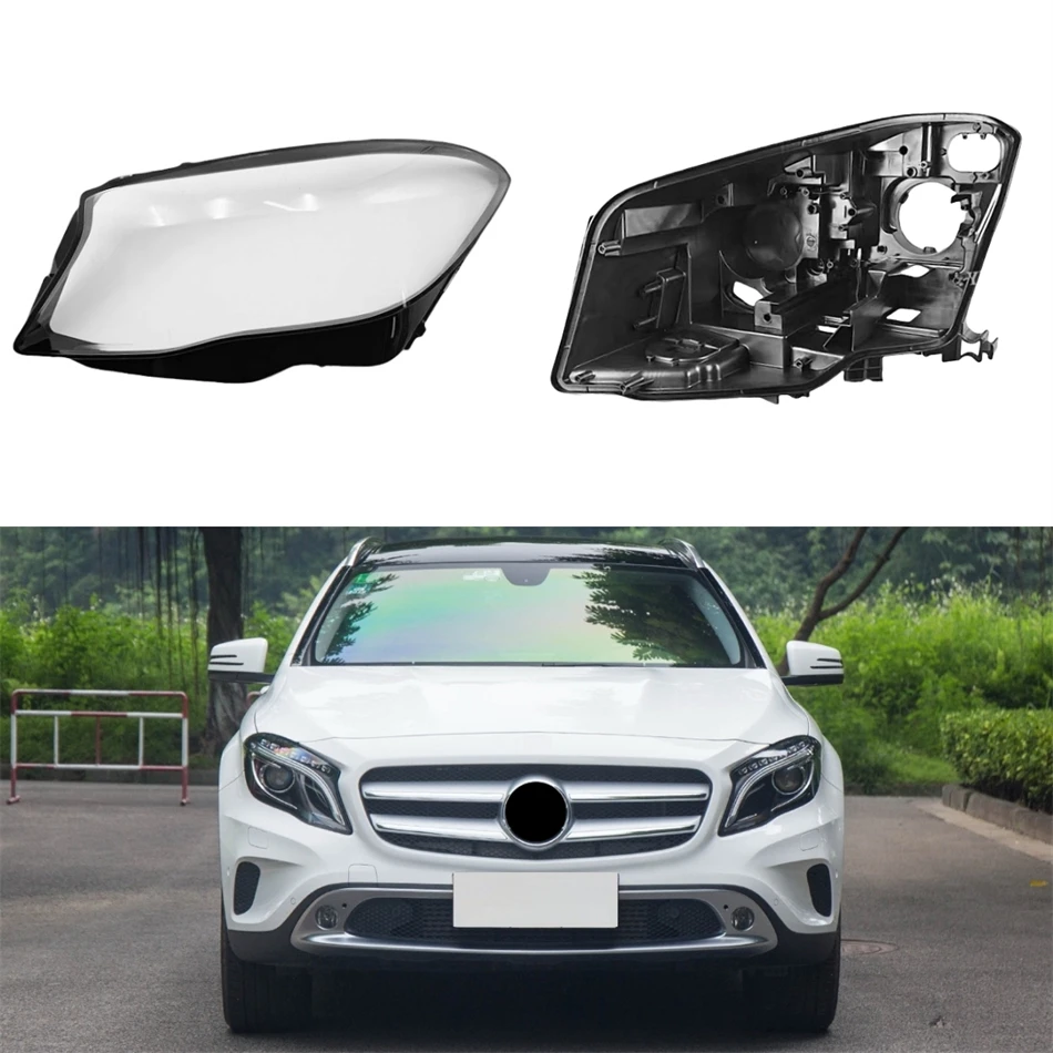 

Для Mercedes Benz GLA W156 GLA200 GLA220 GLA260 2015 2016 2017, автомобильные аксессуары, корпус заднего фары, абажур
