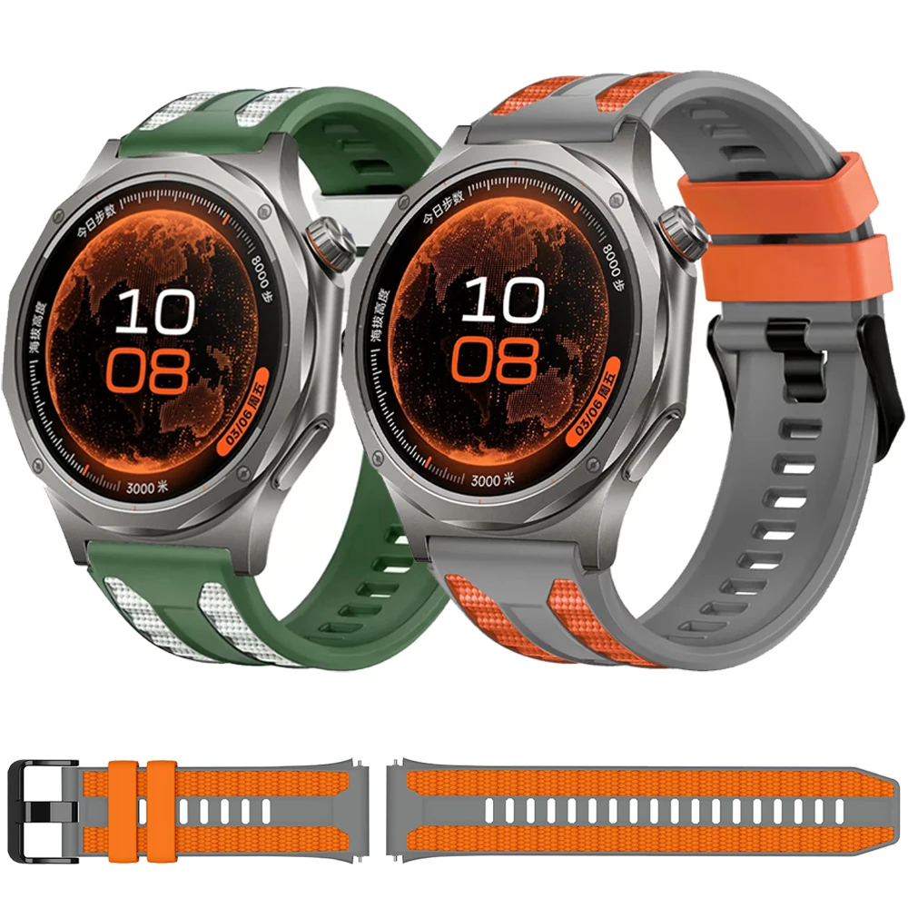 Силиконовый ремешок 22 мм для OPPO Watch S/X3/X2/Oneplus Watch 4/3/2/2R/Lite, спортивный браслет для Redmi Watch 5 Active/Lite, аксессуары