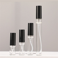 5PCS 2ML/3ML/5ML/10ML Portable Mini Empty Perfume Glass Spray Dispenser Cosmetics Sample Refillable Bottles Free Packing Tools