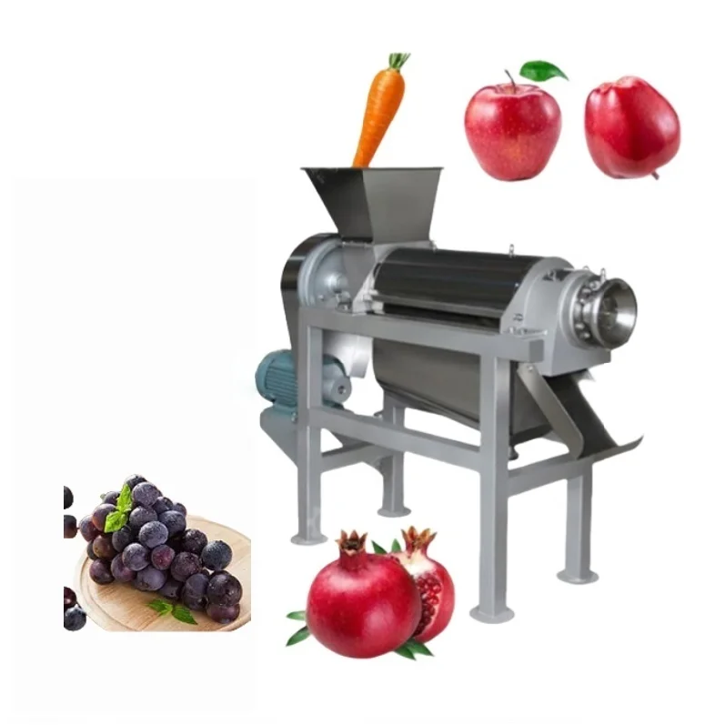HOTStainless Steel Coconut Milk Screw Cold Press Industrial Fruit Apple Lemon Pineapple Juice Crusher Juicer Extractor Machine