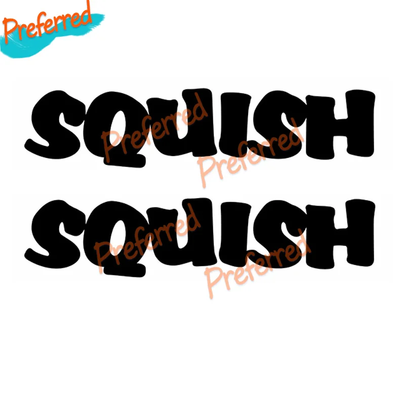 2x Pegatinas Vinilo JDM Squish Bike - Helmet Decal Die Cut Sticker Customizable in Any Sticker Size -No Background