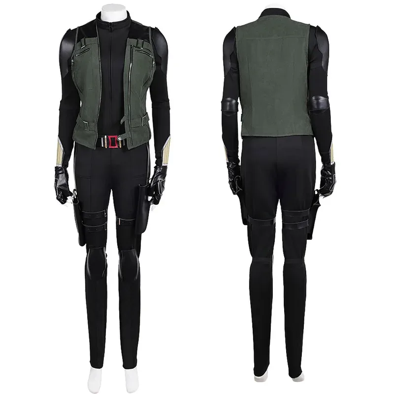 Yelena Belova Cosplay Fantasy Abbigliamento Abiti da battaglia Film Bulloni di Thunder Costume da supereroe Travestimento Donne adulte Abiti da festa