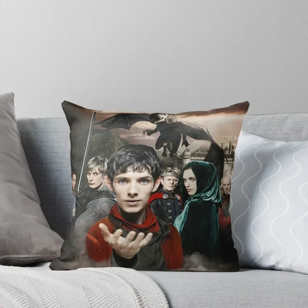 

Merlin Throw Pillow Pillows Aesthetic luxury home accessories Pillow Covers Decorative pillow