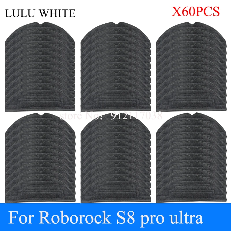 

For Roborock S8 PLUS S8+ S8 Pro Ultra G20 Double vibration Mop Pad Vacuum Cleaner Robot Mop Rags Parts Mop Cloths Accessories