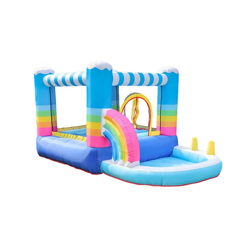 Brand New Bounce House Carton  Fabric Inflatable Bouncer Castle Inflatable Bouncer with Water Slide view 2