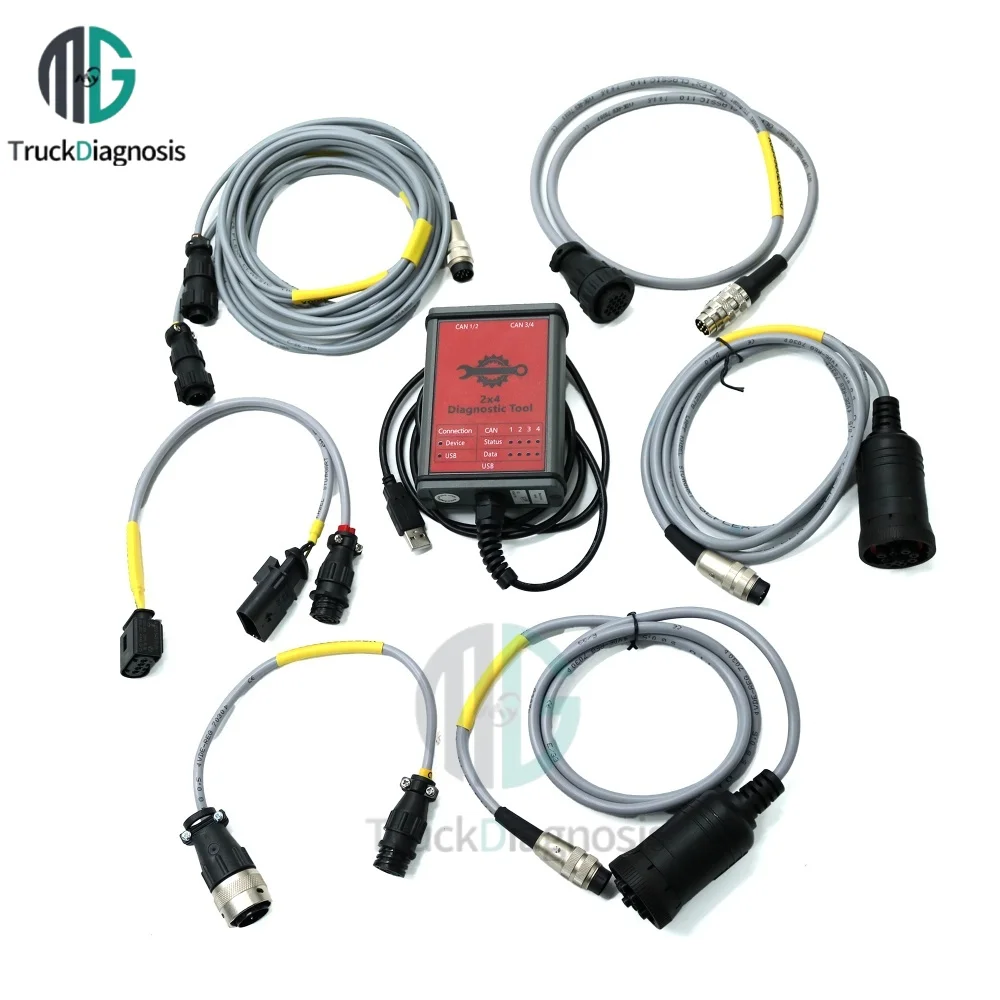 For AGCO FENDT Agricultural Diagnosis Scanner with Laptop for agco CANBUS EDT Interface Electronic Diagnostic Tool Heavy Duty