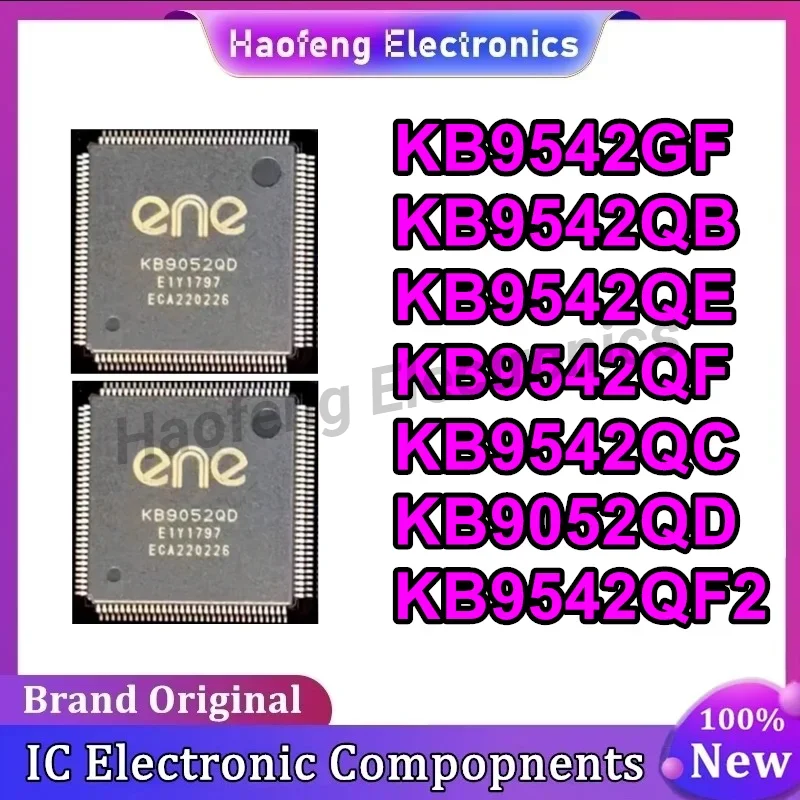 2PCS KB9542QC KB9052QD KB9542GF KB9542QE KB9542QB KB9542QF2 KB9542QF QFP IC chipset New Original in stock