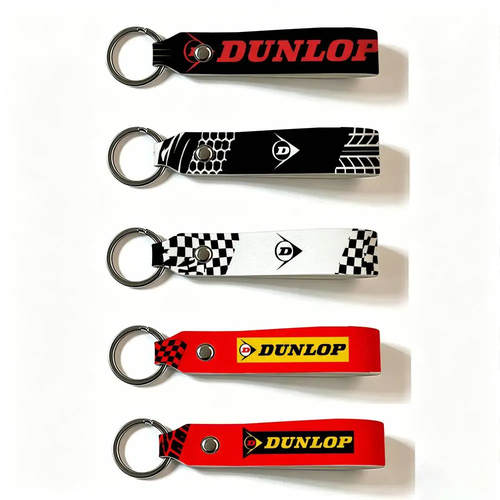 FÜR DUNLOP PU-Leder Schlüsselanhänger Minimalistischer Schlüsselhalter Langlebiger Schlüsselorganizer Autoschlüsseltasche Zubehör Geschenk