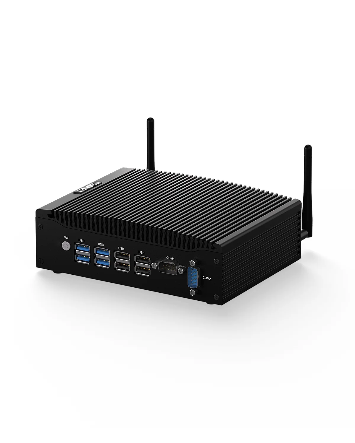 

2025 Mini 8 USB промышленный компьютер Dual Com Lan HD-MI ПК с охлаждающим вентилятором Бесплатная доставка Intel Core i7 10610U VESA