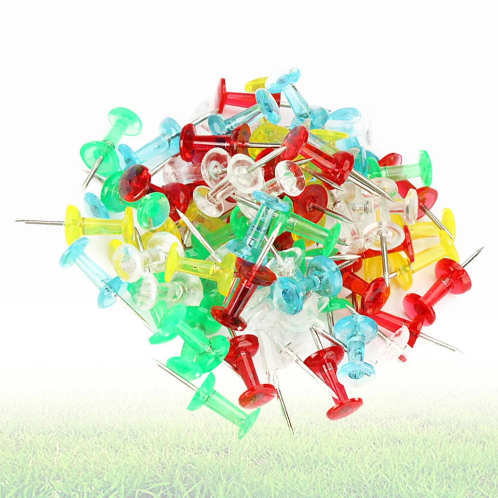 

300Pcs Colored Plastic Push Pins for Office School Map Tacks Bulletin Board Cork Pin Map Markers Plastic Push Pin