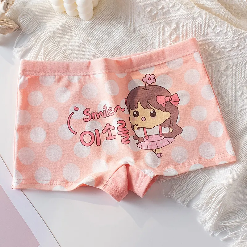 4 Stück weiche, antibakterielle Baumwoll-Slips für Kinder und Mädchen, Höschen mit Erdbeer-Print, atmungsaktive Unterwäsche für Kinder von 3–16 Jahren – Detail 20