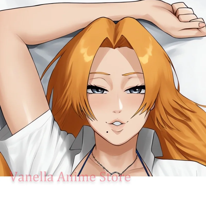 

Наволочка для подушки-дакимакуры с двусторонним принтом Аниме Матсумото Рангику, в натуральную величину, подарки