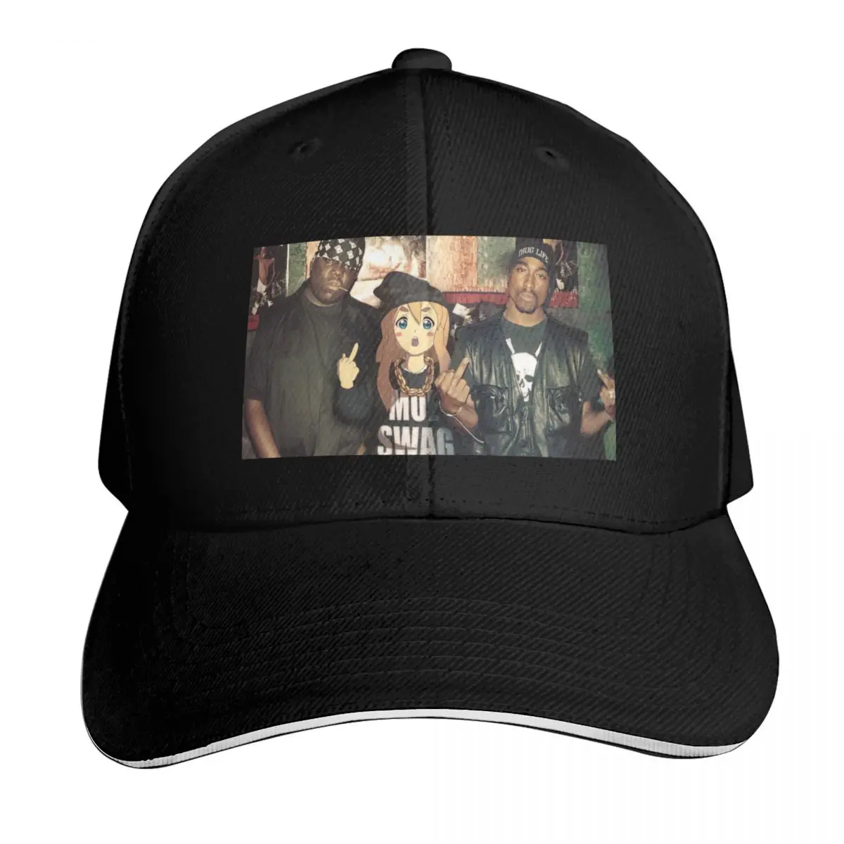 Moe Swag with my homies Baseball Cap Vintage Retro Embroidered Lightweight Packable Gift for Him Her
