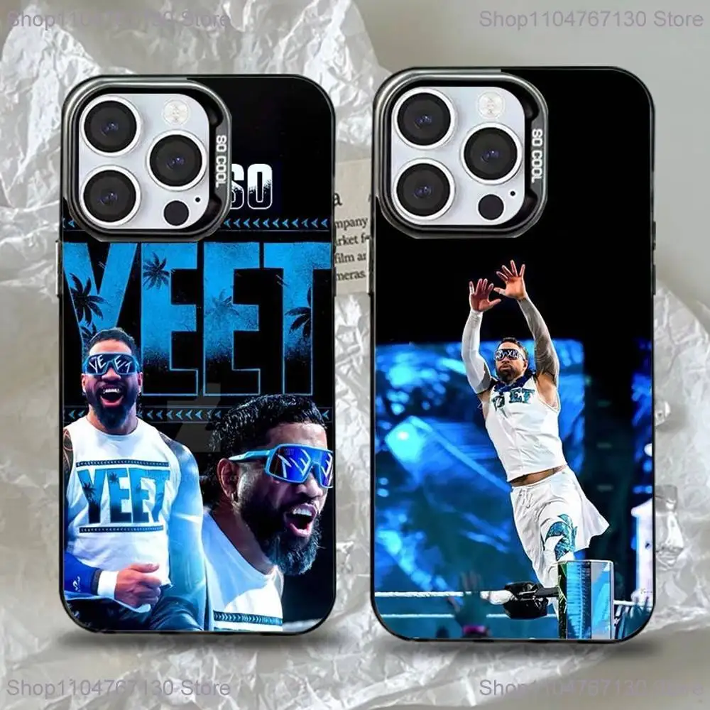 

J-Jey Uso YEET Phone Case For iPhone 16,15,14,13,12,11,Pro,Max,Plus,Mini,XS,SE Anti Fall Black Matte Hard Bumper