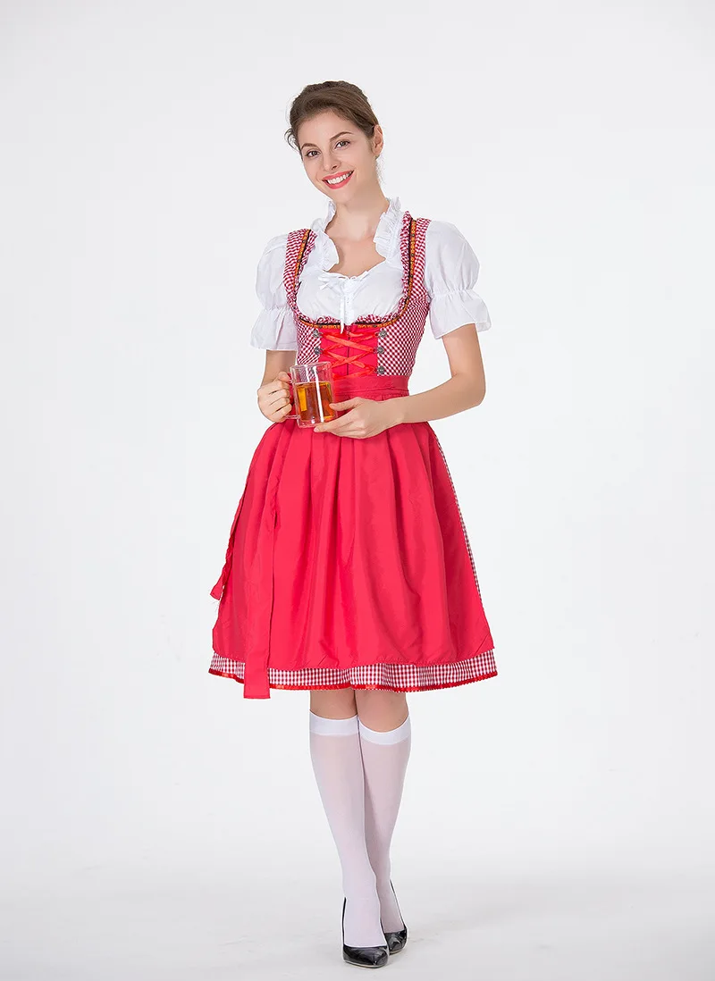 حجم كبير لوهوين البيرة فتاة الدكتور التقليدية Mh الوطنية زي خادمة مهرجان موضوع ملابس نسائية العرقية