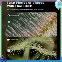 Upgraded-Digital Microscope Rechargeable Portable 50X-1000X HD Magnification, Handheld Magnifier, Pocket Folding Stand