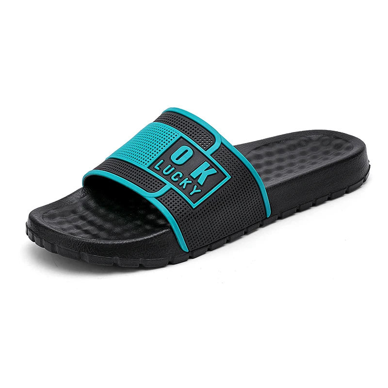 High Quality Slippers Men's Summer Home Indoor Anti-skid Casual Flip Flops Soft Soles Men's Sports Beach Shoes Fashion Sandals