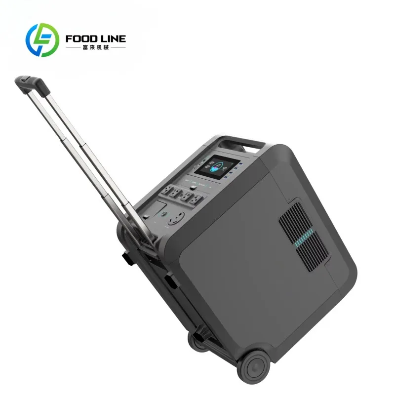 Customized 4200W 6144Wh Dual Voltage Power Station Expandable 2400‑12KW Input Solar Generator Home Outdoor Energy Storage