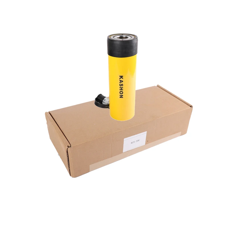 

RCH-206 700 бар, 20 тонн, ход 155 мм, гидравлический цилиндр с пружинным возвратом, 700 бар, полые плунжерные домкраты