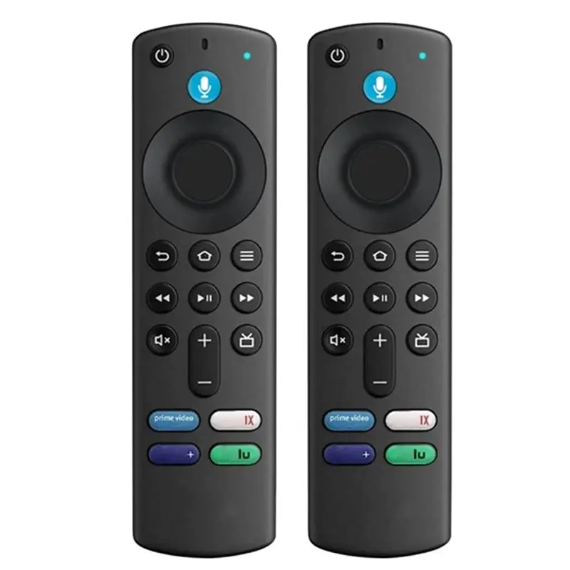 2 PCS L5B83G Voice Remote Control Control Black ABS For Amazon Fire TV Stick 3Nd Gen Fire TV Cube Fire TV Stick Lite 4K