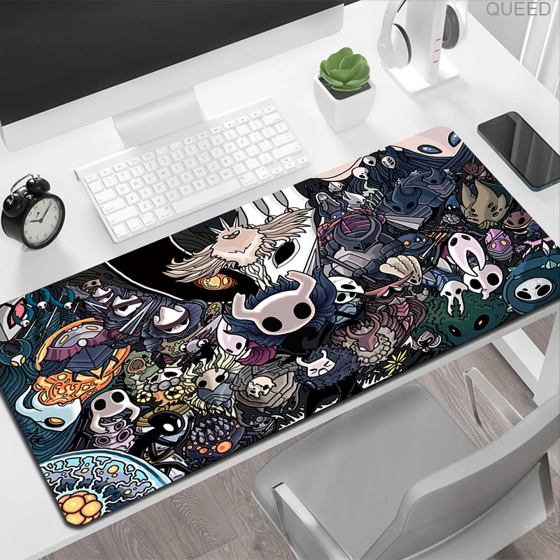 Hollow Knight Mousepad Xxl Gaming Mouse Pad Desk Mat Gamer Keyboard Pc Accessories Large cute Extended Protector Mice Keyboards