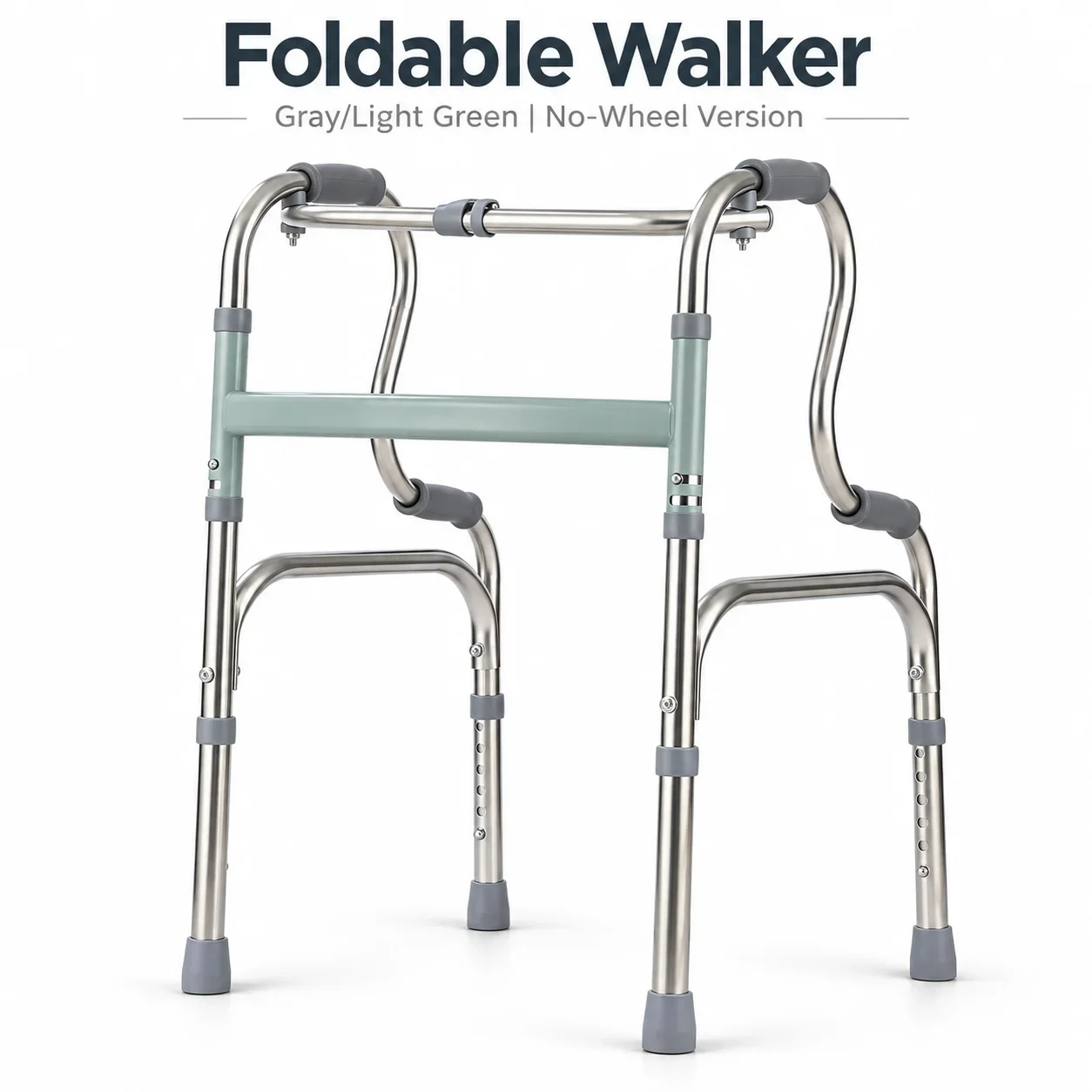 folding-walker-for-seniors-lightweight-aluminum-height-adjustable-walking-frame-with-optional-wheels-for-home-mobility