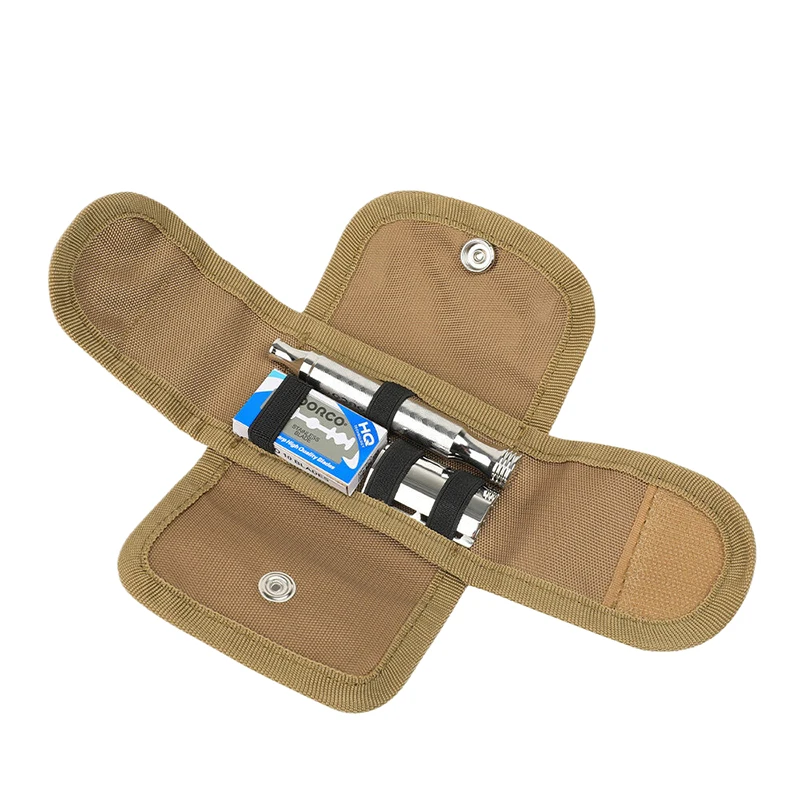 

Винтажный чехол для безопасной бритвы из ткани Оксфорд, складной портативный защитный чехол для хранения ухода за бородой