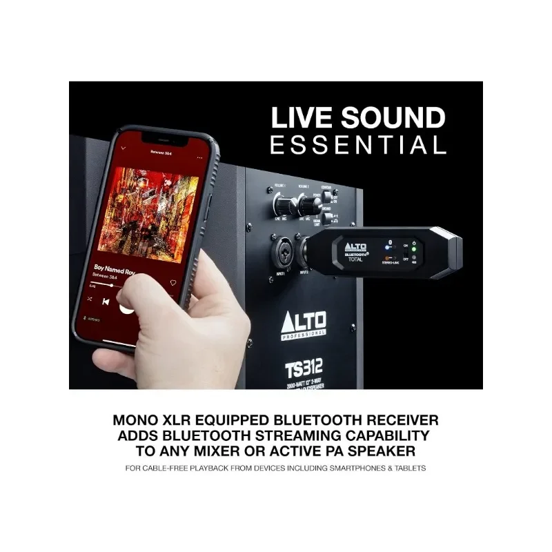 Bluetooth Total 2 - XLR Equipped Rechargeable Bluetooth Receiver For Mixing Desk / Audio Mixer Setups