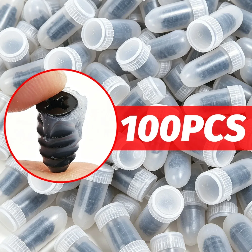 Vacuum Tire Repair Screw Metal Rubber Nails Fast Mend for Car Motorcycle Wheel Wear Resistant Piercing Fix Tool Kit 10-100pcs