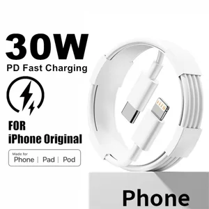 30W PD Fast Charging Cable for iPhone 17 16 15 14 13 12 mini 11 Pro XS Max XR X 8 7 Plus SE Cable 1m 1.5m 2m 3m
