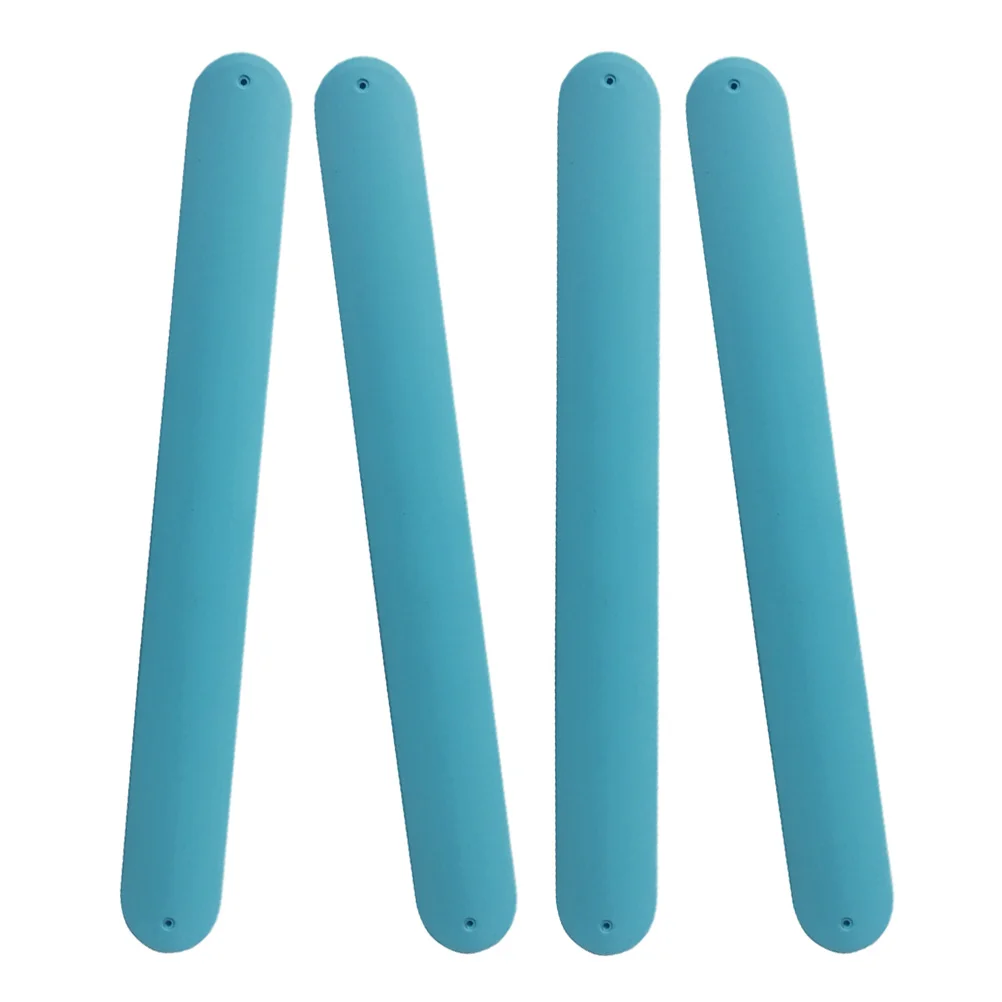 

4Pcs Silicone Slap Bracelets High Tension Bright DIY Snap Bracelets for Kids Party Supplies Gifts Party Supplies