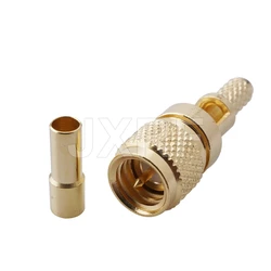 JX RF connector Microdot Compatible Connectors male 10-32UNF RG174 RG316 RG188 LMR100 Ultrasonic Flaw